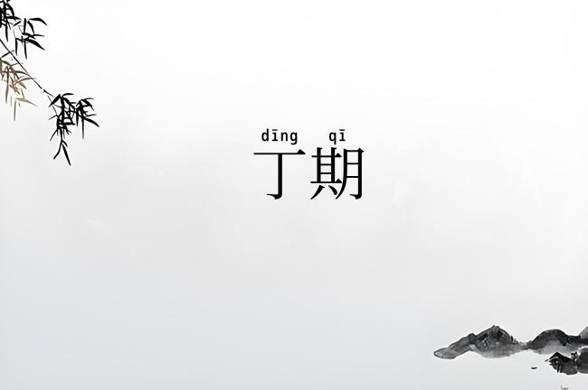 丁期