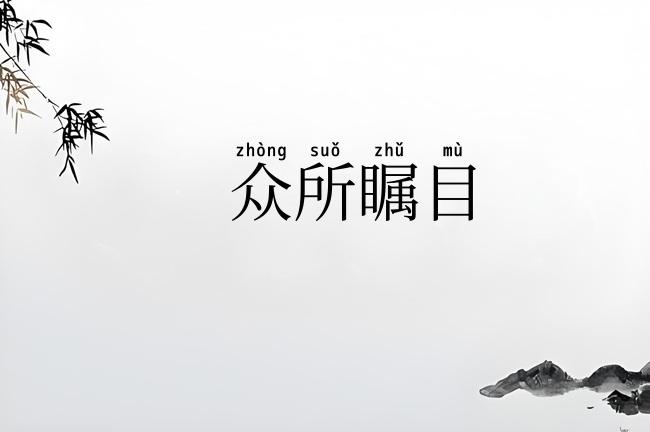 众所瞩目