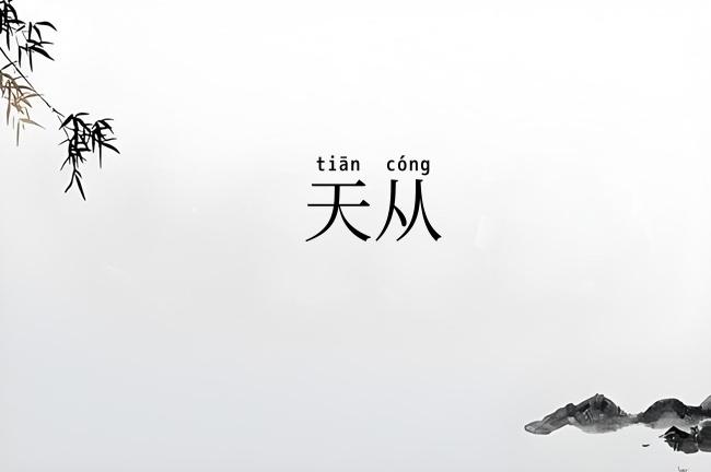 天从