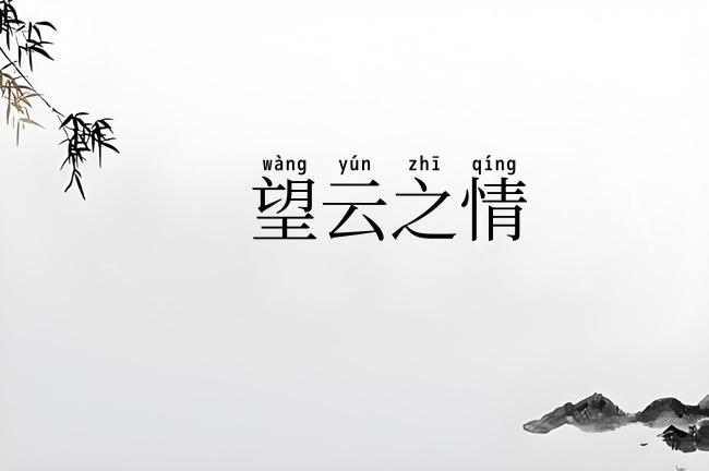 望云之情