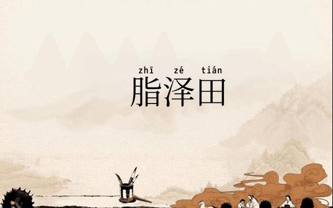 脂泽田