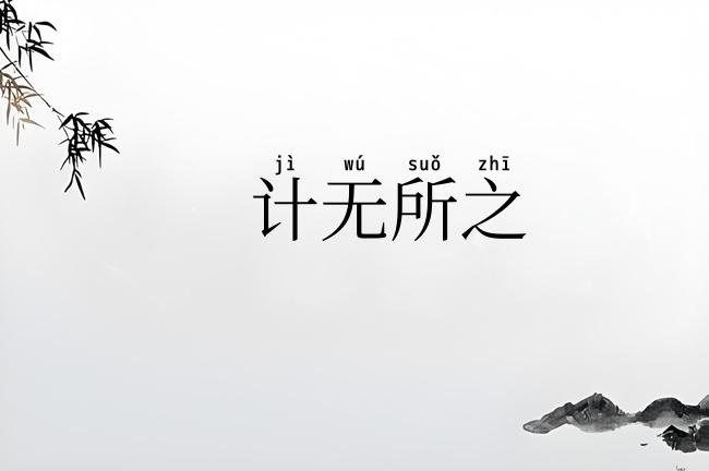 计无所之